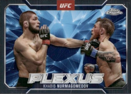Khabib Nurmagomedov 2025 Topps Chrome UFC Plexus #PLX-14 Superfractor