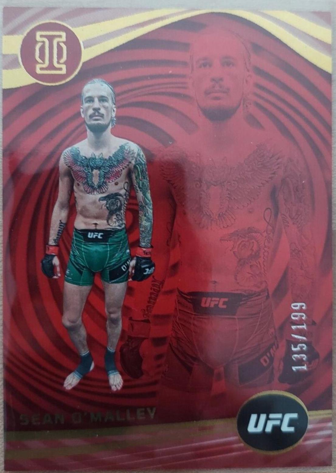 Sean O'Malley 2023 Panini Chronicles UFC Base Illusions #262 Red