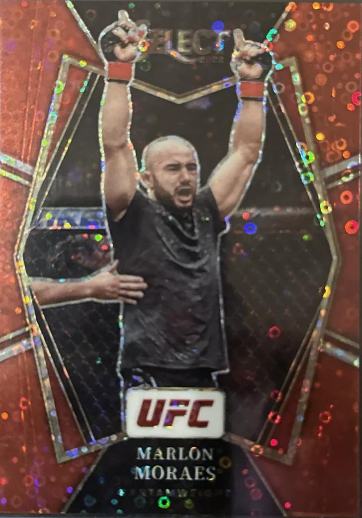 Marlon Moraes 2022 Panini Select UFC Premier Level #142 Red Disco