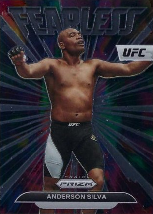 Anderson Silva 2023 Panini Prizm UFC Fearless #12 Black