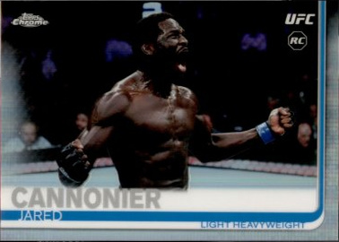 Jared Cannonier 2019 Topps Chrome UFC Base #98 Red