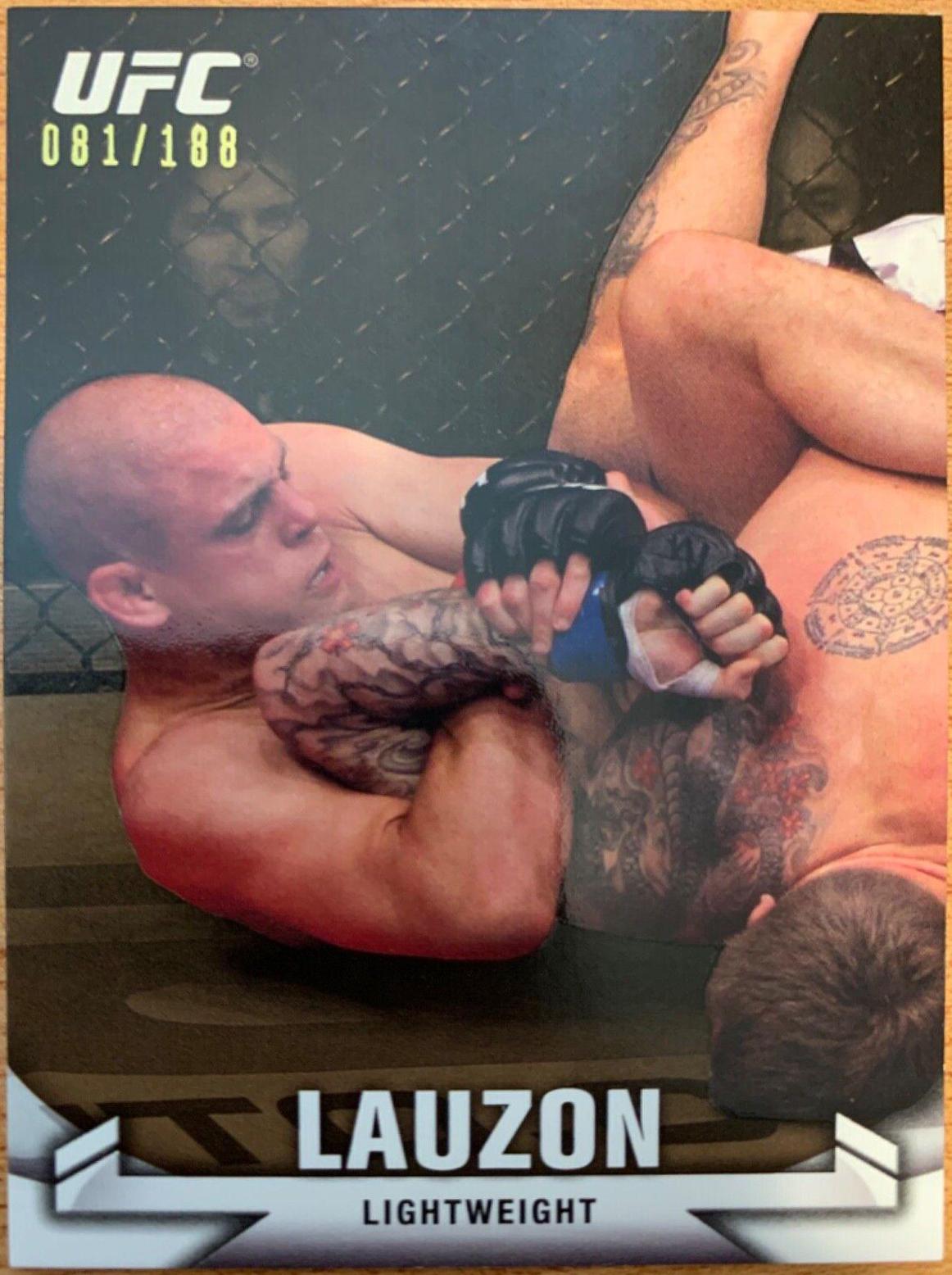 Joe Lauzon 2013 Topps UFC Knockout Base #121 Gold