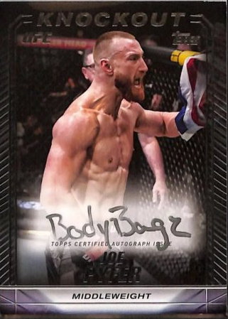 Joe Pyfer 2024 Topps Knockout UFC Knockout Autographs #KNA-JPR Platinum
