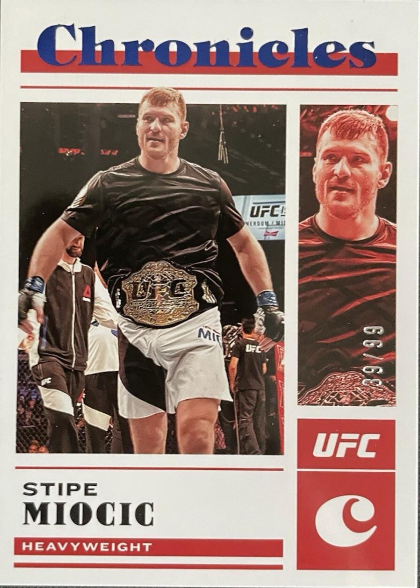 Stipe Miocic 2023 Panini Chronicles UFC Base Chronicles #48 Blue