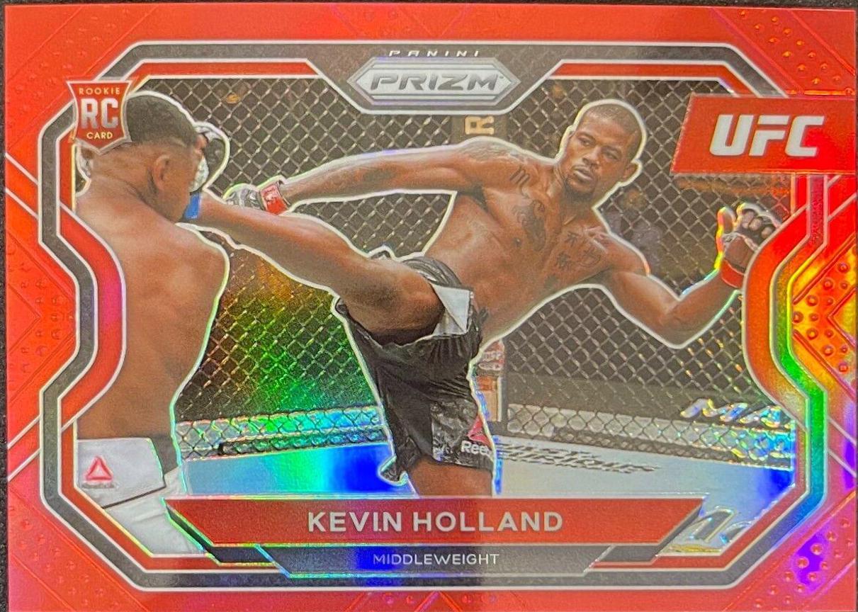 Kevin Holland 2021 Panini Prizm UFC Base #171 Red