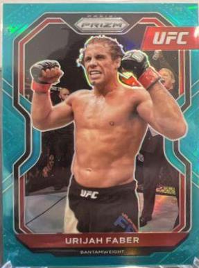 Urijah Faber 2021 Panini Prizm UFC Base #43 Teal