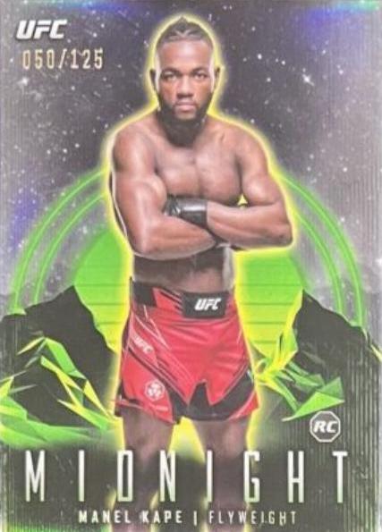Manel Kape 2024 Topps Midnight UFC Base #14 Morning