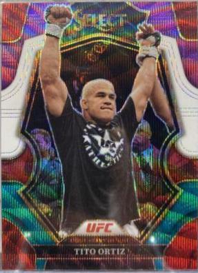 Tito Ortiz 2023 Panini Select UFC Premier Level #165 Tri Color