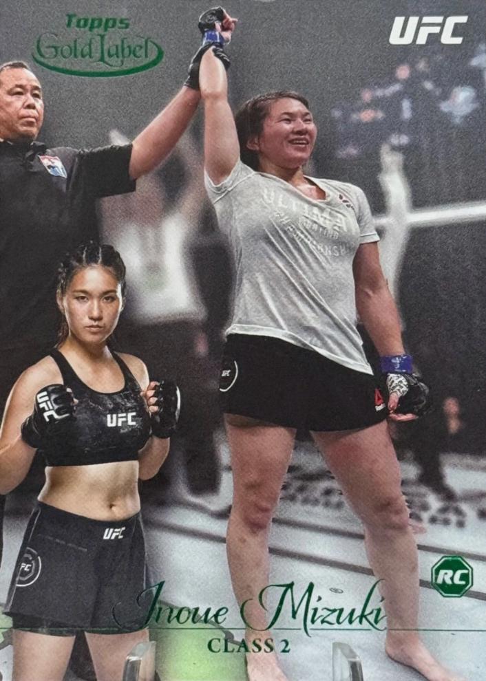 Inoue Mizuki 2024 Topps Gold Label UFC Base Class II #62 Green