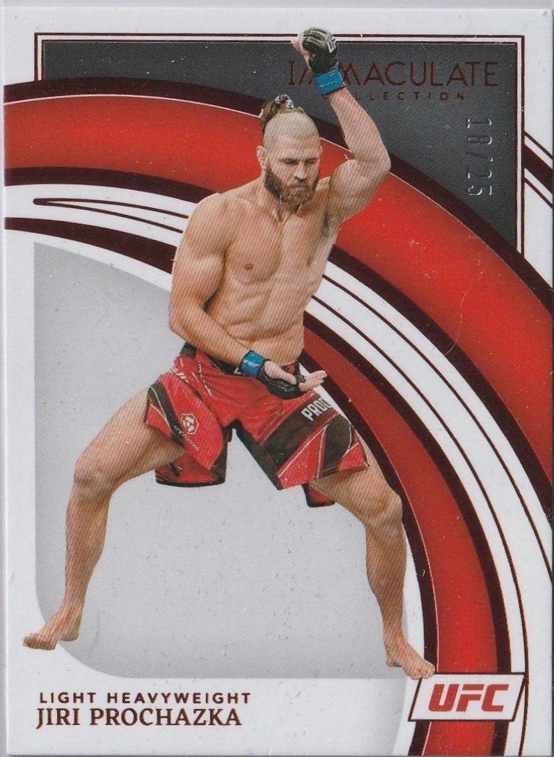 Jiri Prochazka 2022 Panini Immaculate UFC Base #90 Red