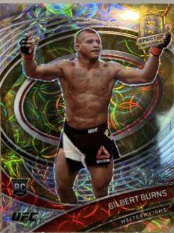 Gilbert Burns 2021 Panini Chronicles UFC Base XR #193 Asia Gold