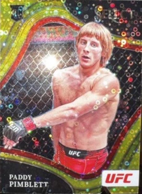 Paddy Pimblett 2022 Panini Select UFC Octagonside #260 Gold Disco