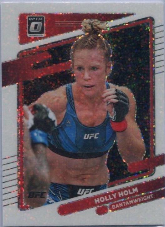 Holly Holm 2022 Panini Donruss Optic UFC Base #25 White Sparkle