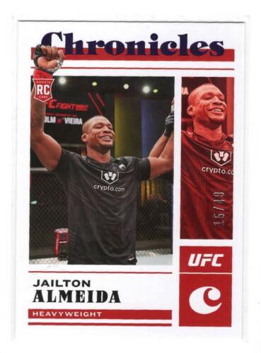 Jailton Almeida 2023 Panini Chronicles UFC Base Chronicles #88 Blue