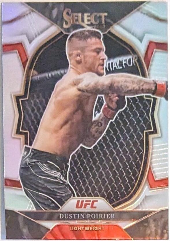 Dustin Poirier 2023 Panini Select UFC Concourse #75 Silver