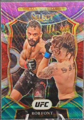 Rob Font 2021 Panini Select UFC Octagonside #292 Tri Color