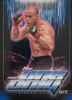 Wanderlei Silva 2024 Topps Midnight UFC The One and Only #TO-22 Black Light