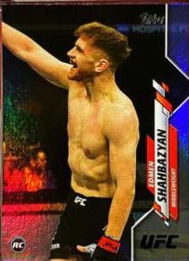 Edmen Shahbazyan 2020 Topps UFC Base #88 Rainbow Foil