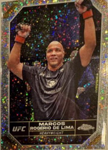 Marcos Rogério De Lima 2024 Topps Chrome UFC Base #123 Speckle Refractor