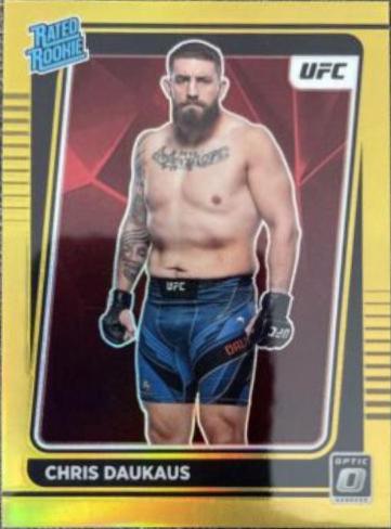 Chris Daukaus 2022 Panini Donruss Optic UFC Base #106 Gold
