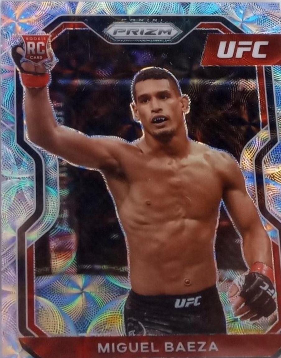 Miguel Baeza 2021 Panini Prizm UFC Base #92 Premium