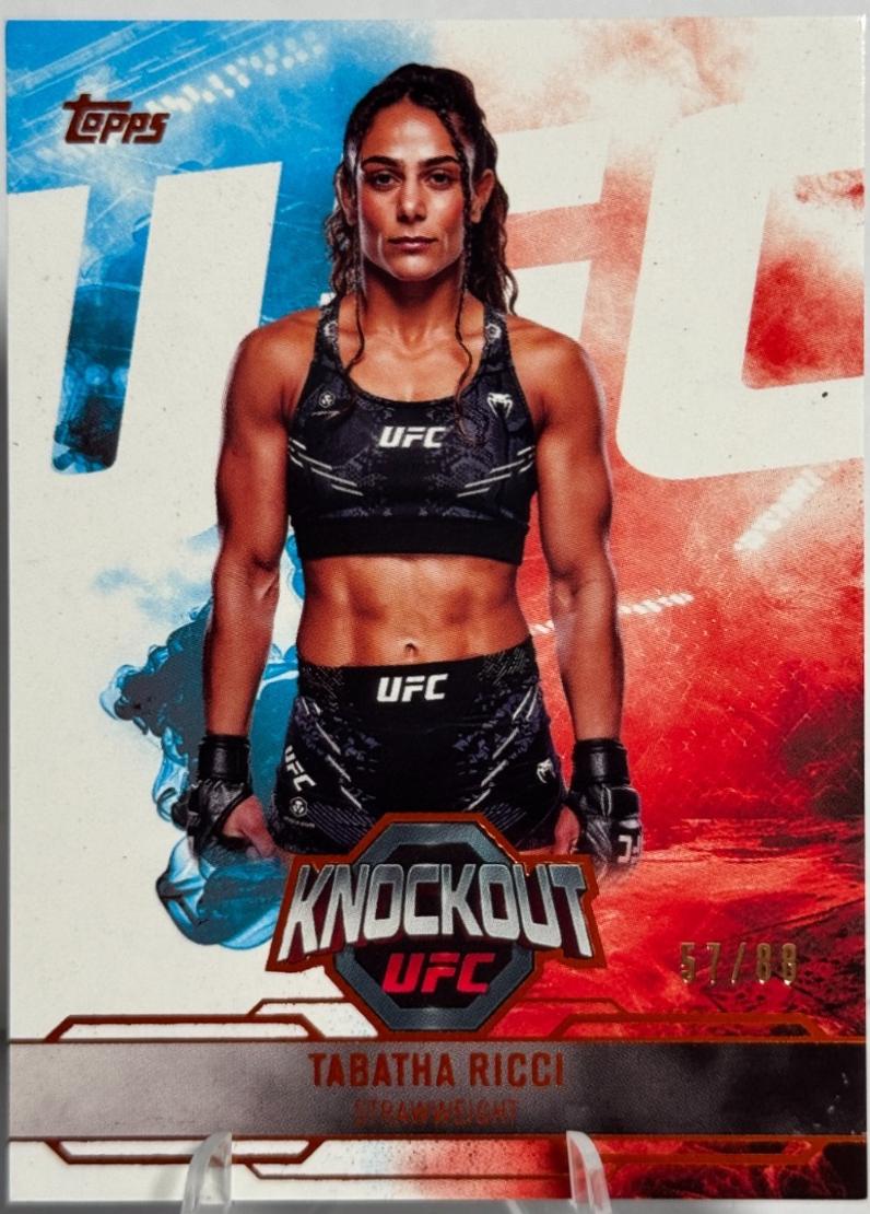 Tabatha Ricci 2025 Topps Knockout UFC Base #20 Orange