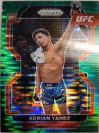 Adrian Yanez 2022 Panini Prizm UFC Base #107 Green Pulsar