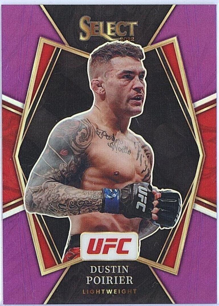 Dustin Poirier 2022 Panini Select UFC Premier Level #171 Purple