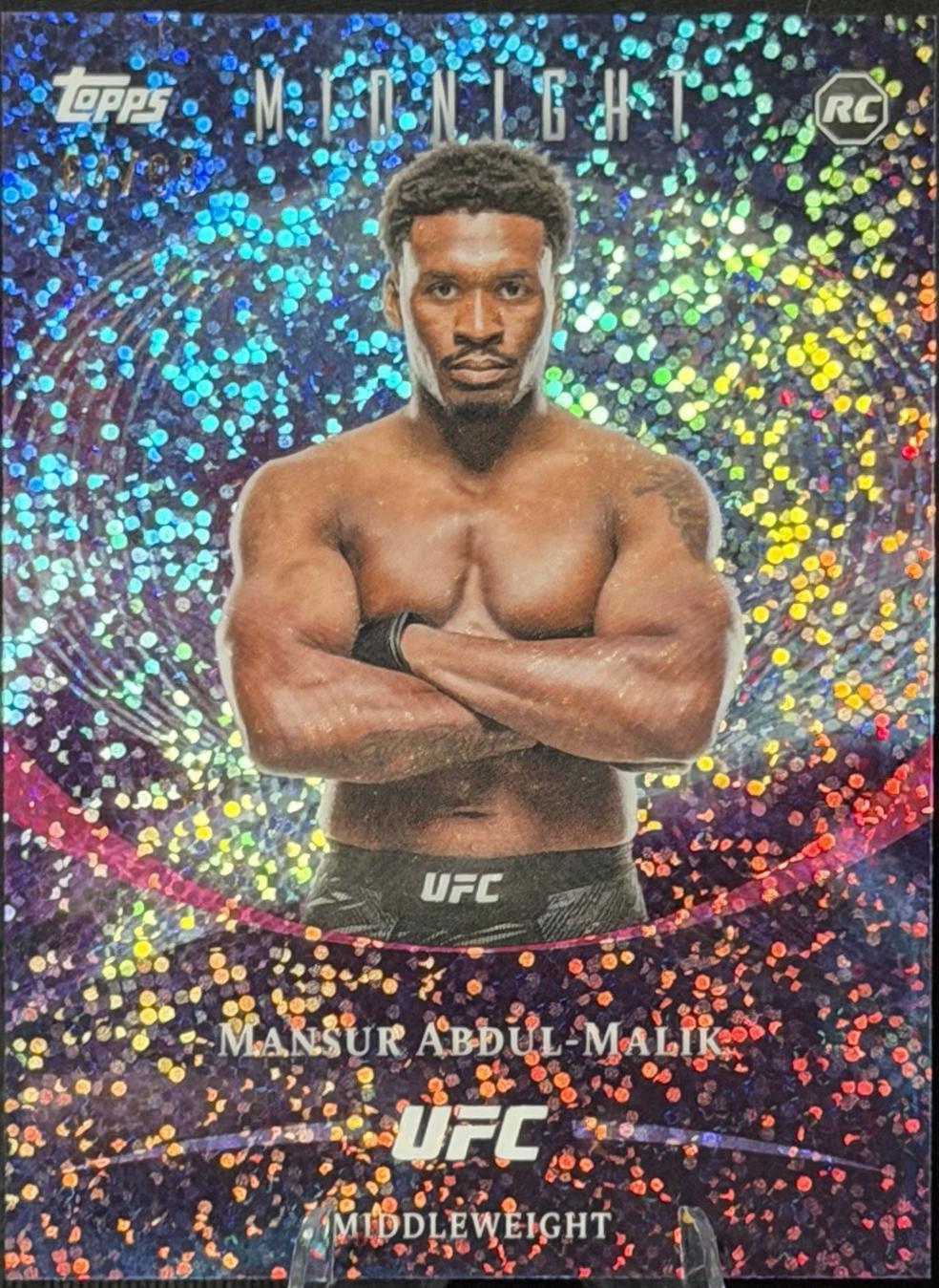 Mansur Abdul-Malik 2026 Topps Midnight UFC Base #44 Twilight