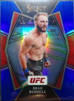 Brad Riddell 2022 Panini Select UFC Premier Level #172 Blue Prizm
