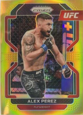 Alex Perez 2022 Panini Prizm UFC Base #127 Gold