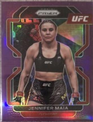 Jennifer Maia 2022 Panini Prizm UFC Base #165 Purple