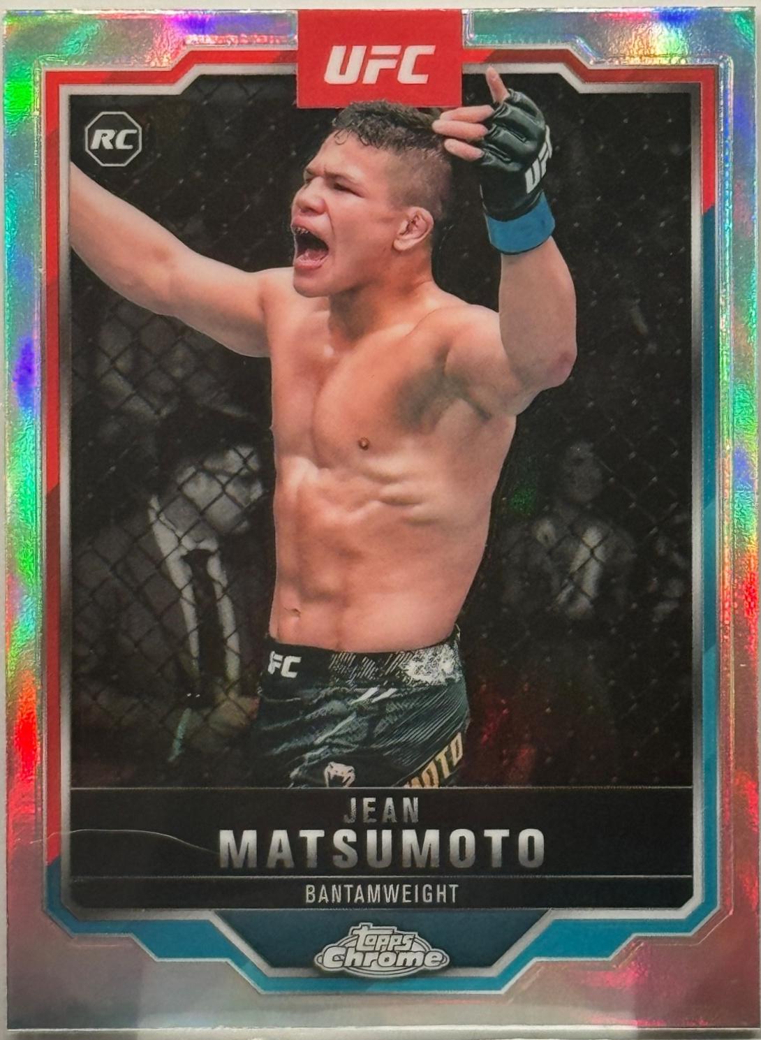 Jean Matsumoto 2025 Topps Chrome UFC Base #52 Refractor
