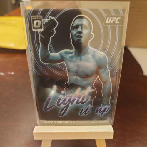 Islam Makhachev 2023 Panini Donruss Optic UFC Light It Up #7 Purple