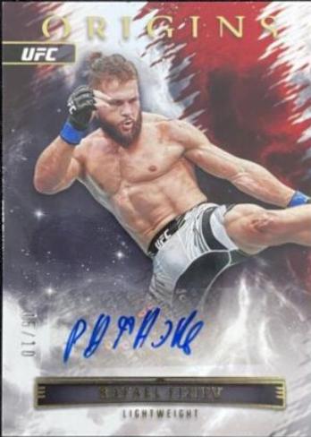 Rafael Fiziev 2023 Panini Chronicles UFC Origins Autographs #3 Gold