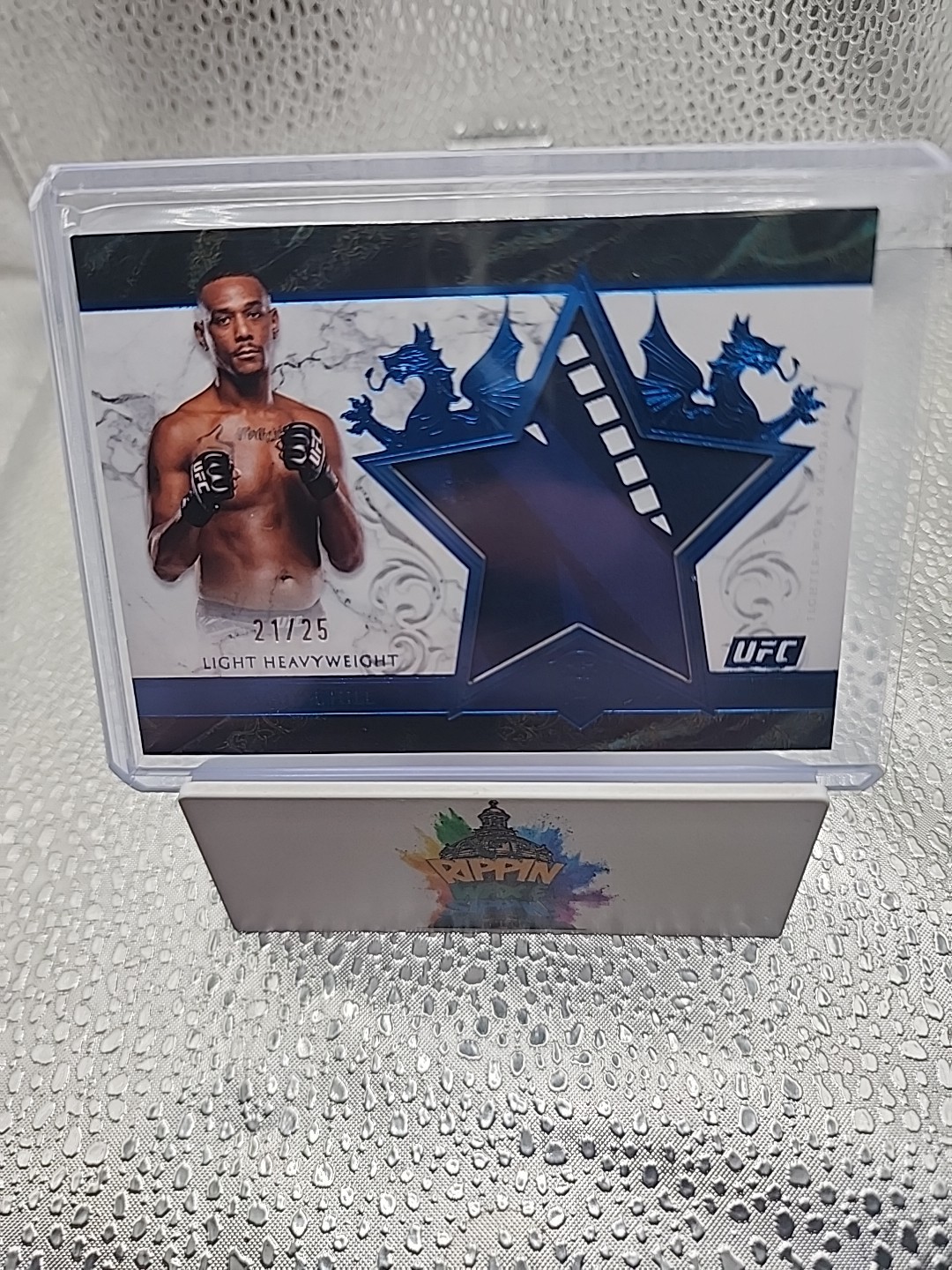 Jamahal Hill 2025 Topps Royalty UFC Star Relics #SR-JH Blue