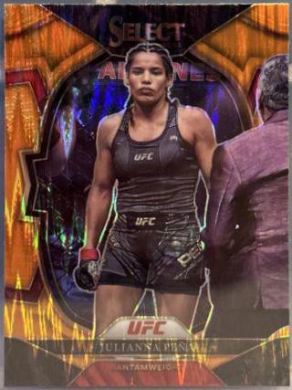 Julianna Peña 2023 Panini Select UFC Concourse #37 Orange Flash