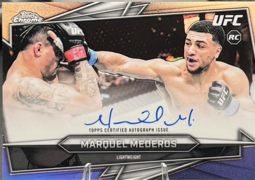 Marquel Mederos 2026 Topps Chrome UFC Base Autographs #BAV-MM Refractor