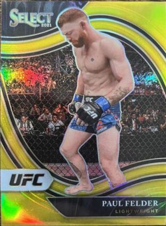 Paul Felder 2021 Panini Select UFC Octagonside #212 Gold