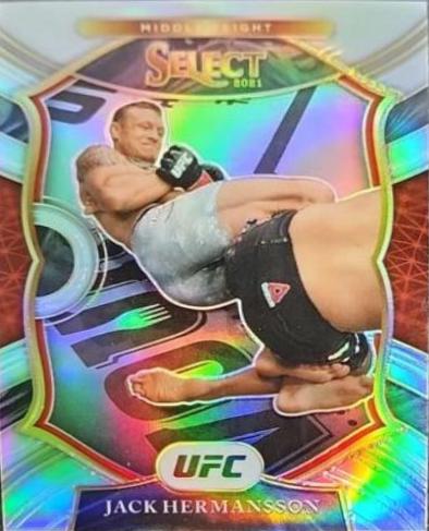 Jack Hermansson 2021 Panini Select UFC Premier Level #138 Silver
