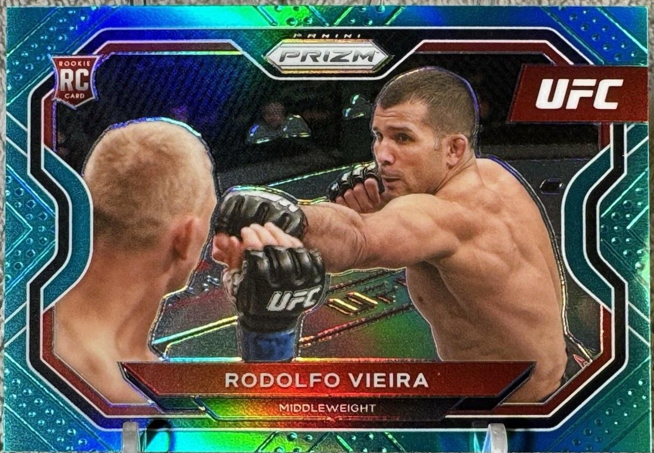 Rodolfo Vieira 2021 Panini Prizm UFC Base #107 Teal