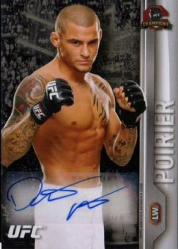 Dustin Poirier 2015 Topps UFC Champions Autographs #FA-DP Red