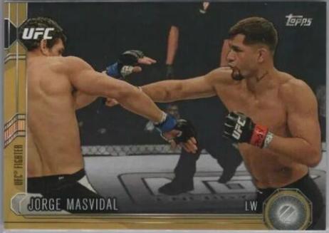 Jorge Masvidal 2015 Topps UFC Chronicles Base #195 Gold