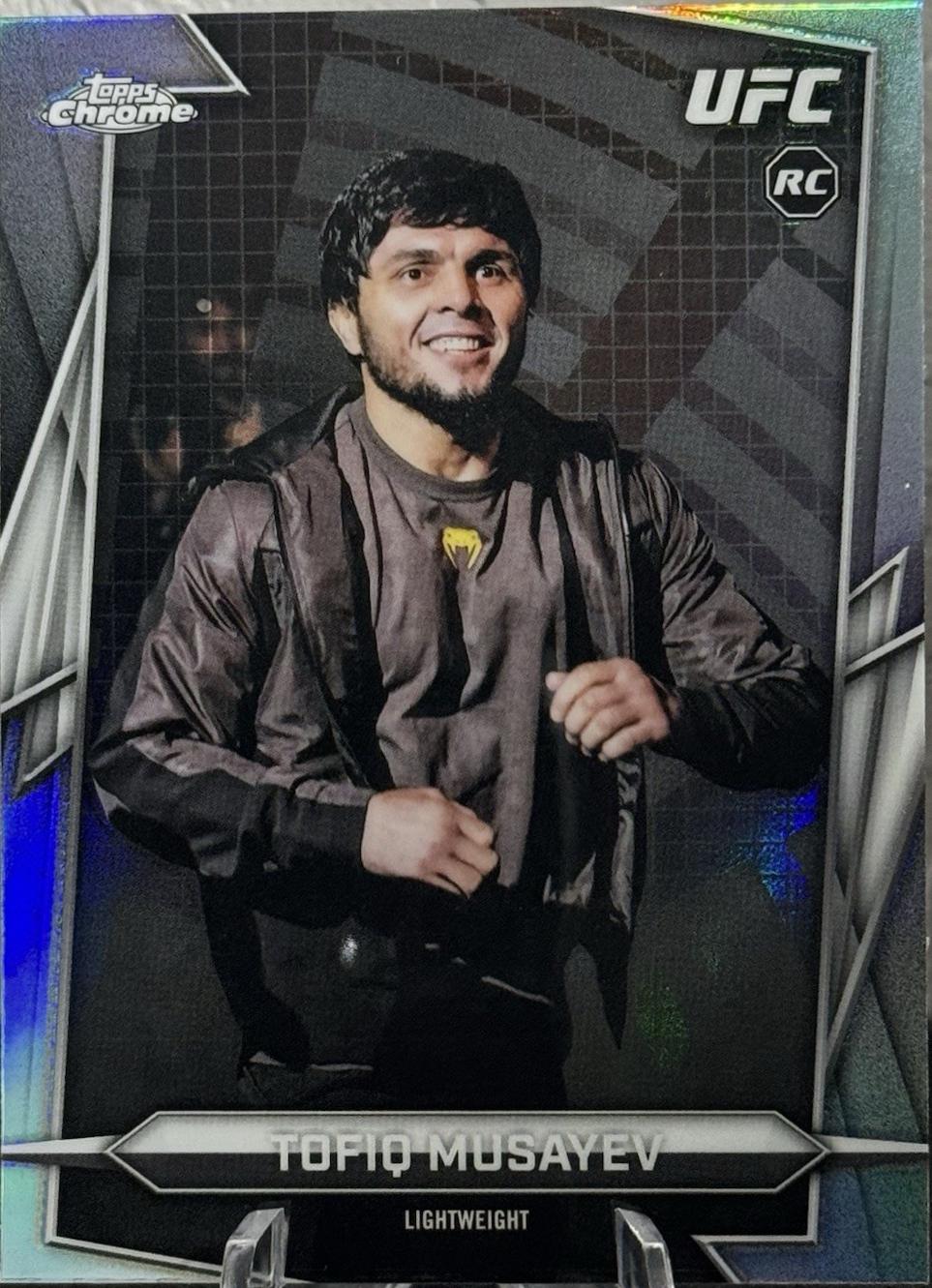 Tofiq Musayev 2026 Topps Chrome UFC Base #44 Sonar Refractor
