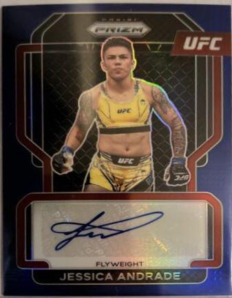 Jessica Andrade 2022 Panini Prizm UFC Signatures #31 Blue