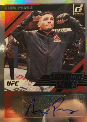 Alex Perez 2022 Panini Donruss UFC Signature Series #14 Red