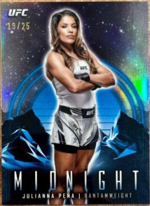 Julianna Peña 2024 Topps Midnight UFC Base #3 Moonrise