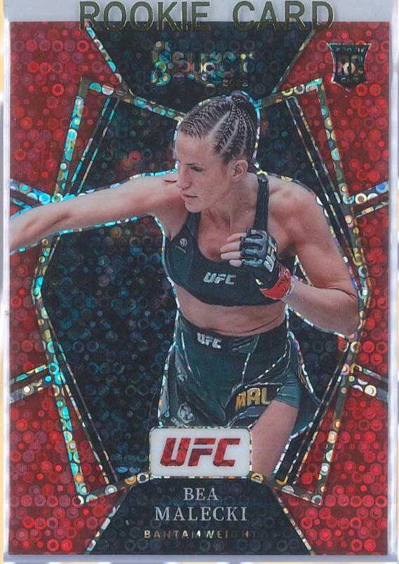 Bea Malecki 2022 Panini Select UFC Premier Level #177 Red Disco