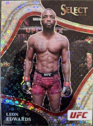 Leon Edwards 2022 Panini Select UFC Octagonside #247 Disco