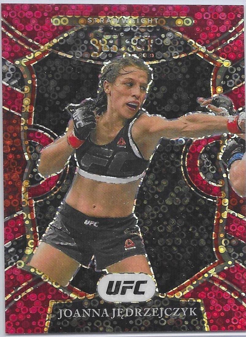 Joanna Jędrzejczyk 2021 Panini Select UFC Concourse #45 Red Disco